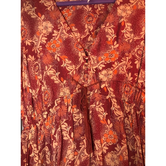 Free People Medium Long Sleeve Dress - Picture 2 of 5